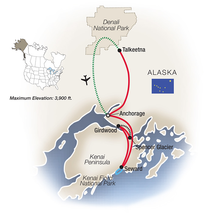Bridges Alaska Map