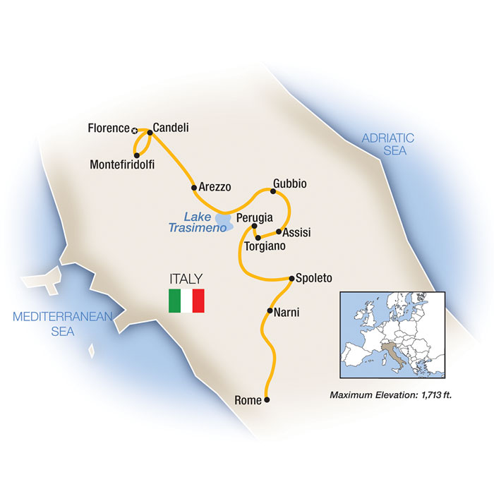 Tuscany Umbria Escorted Tour