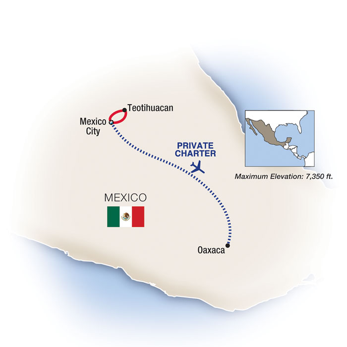 Mexico Tour Map