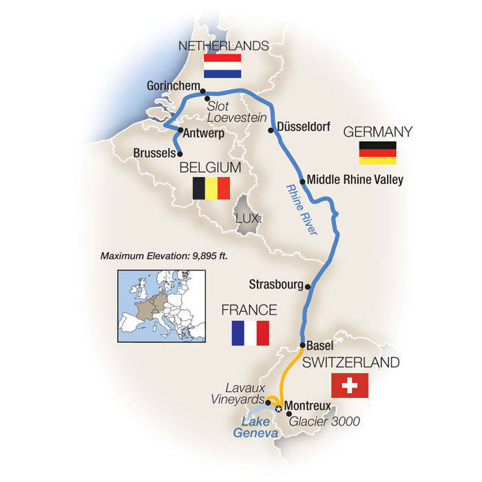 Rhine River Cruise Brussels