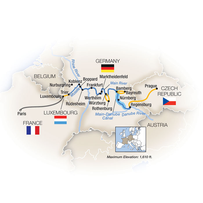 European Cities Paris Prague River Cruise