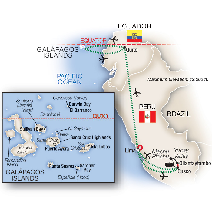 Galapagos Map 
