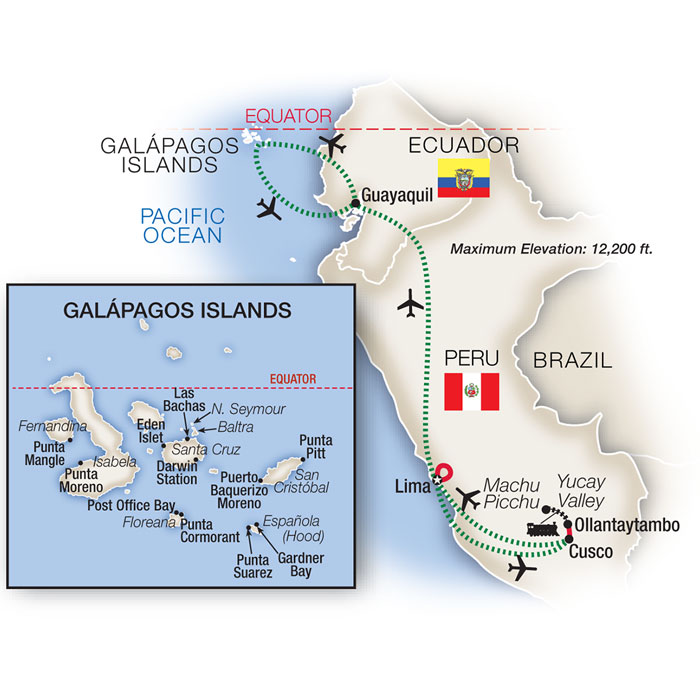 Peru Galapagos Guided Tour