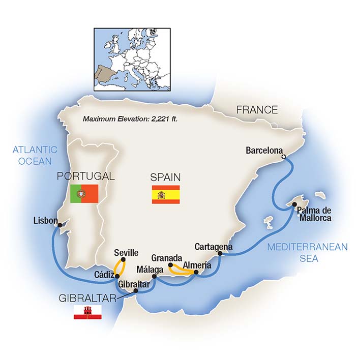 Treasures Spain Portugal Cruise