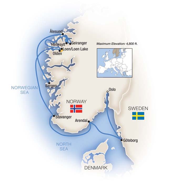 Fjords Coastal Treasures Norway Cruise