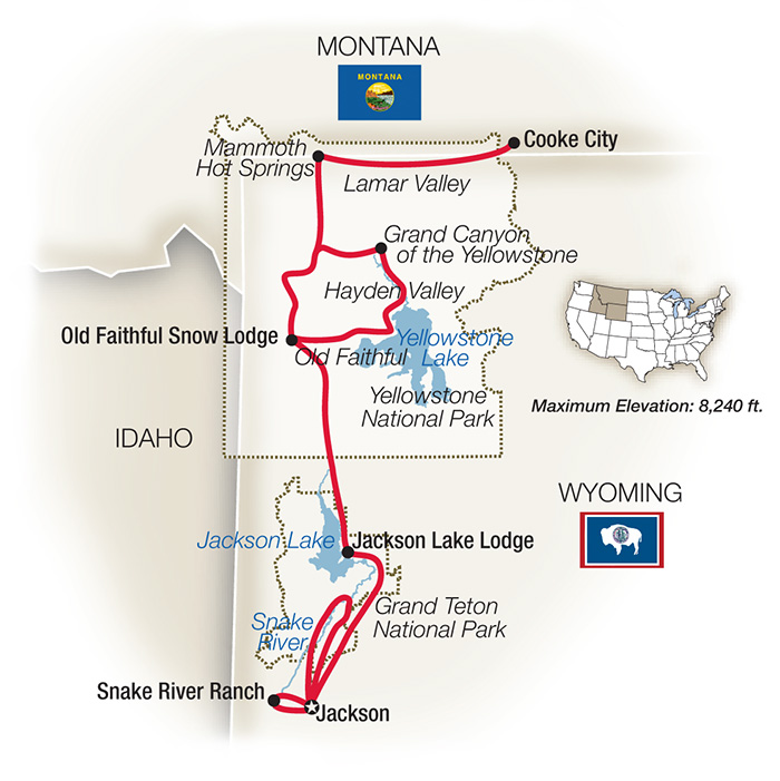 American Safari Map