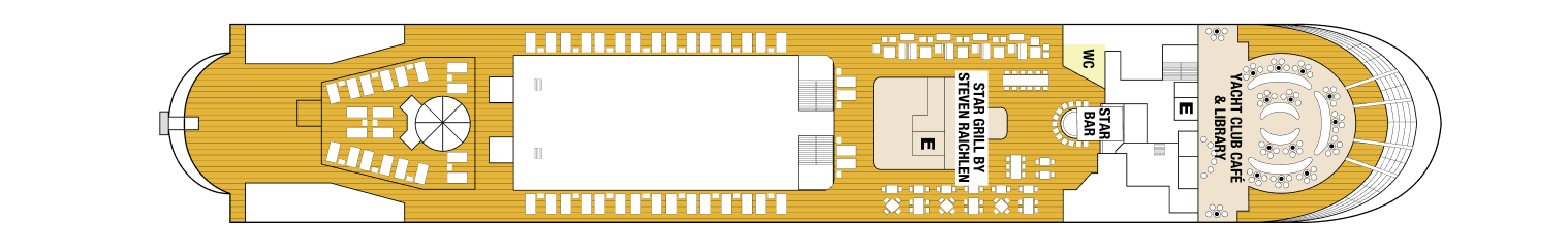 Star Legend deck plan for Deck 8